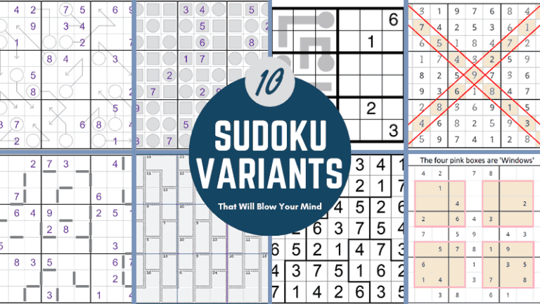 10 Sudoku Variants Featured