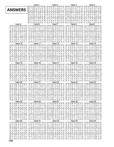 300 Large Print Sudoku Puzzles. Hard. (PDF)