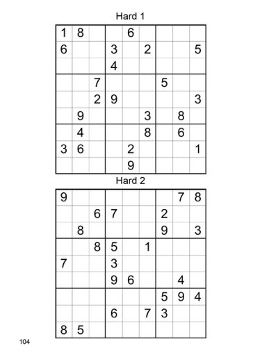 300 Large Print Sudoku Puzzles. Easy, Medium, Hard. (PDF)