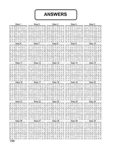300 Large Print Sudoku Puzzles. Easy, Medium, Hard. (PDF)